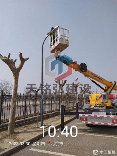 长安汽车厂区灯杆改造与混凝土路面维修工程项目